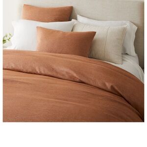 West Elm European Flax Linen Duvet Cover 

Terracotta Melange · King/Cal. King